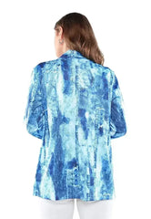 Glaze Print Semi Casual Blazer - Femstylo