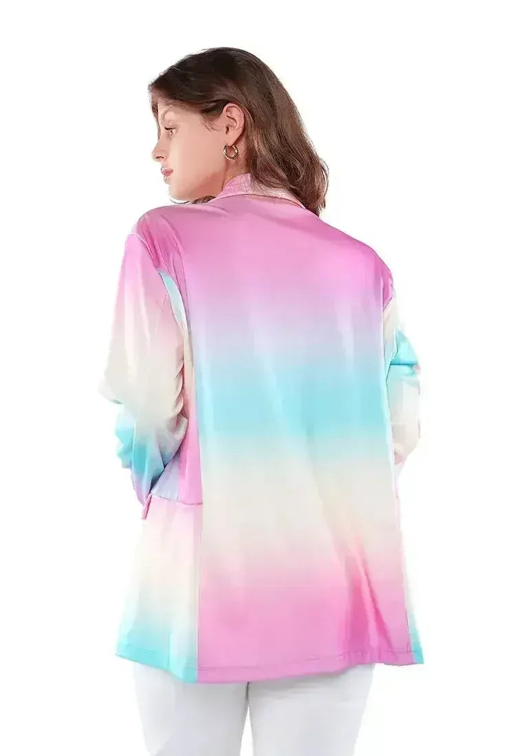 Glaze Print Semi Casual Blazer - Femstylo