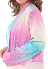 Glaze Print Semi Casual Blazer - Femstylo