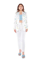 Glaze Print Semi Casual Blazer - Femstylo