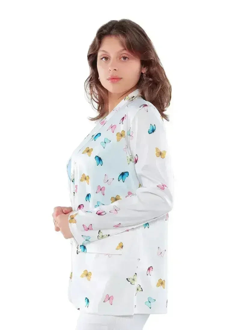 Glaze Print Semi Casual Blazer - Femstylo