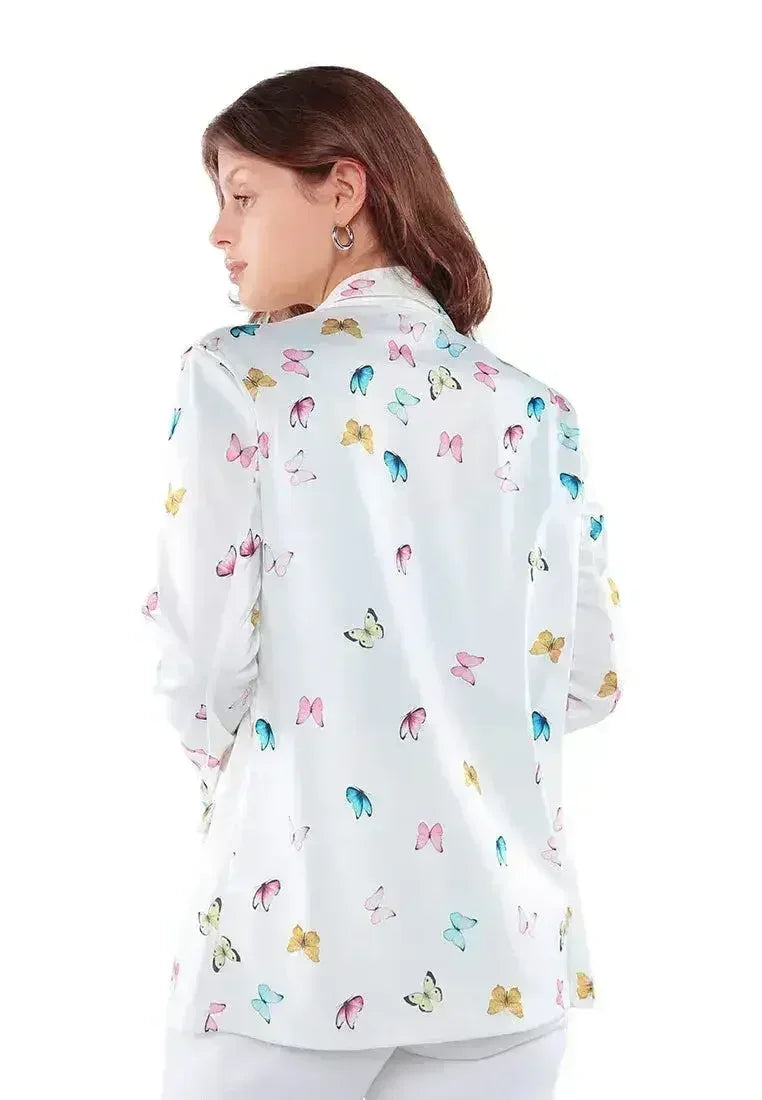 Glaze Print Semi Casual Blazer - Femstylo