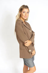 Oversized Blazer with Pockets | Take Me Seriously Blazer - Femstylo