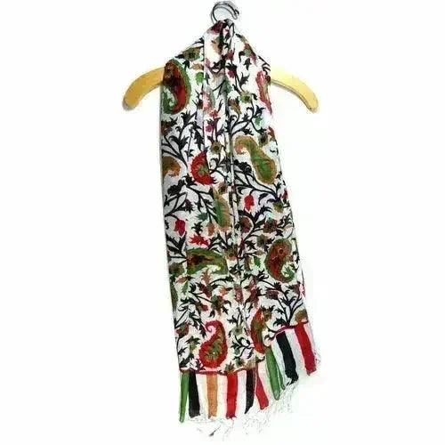 Paisley Pattern Garden Landscape Design Scarf - Femstylo