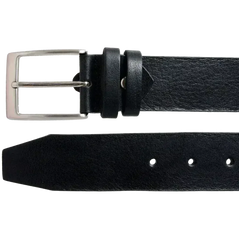 40 mm Bridle Leather Belt Black - Femstylo