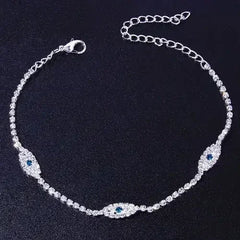Vintage Bule Evil Eye Anklet Bracelet Beach Women Anklet | Femstylo - Femstylo