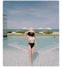 New 2024 Belt Strap Straw Sun Hat For Women Fashion Vacation Beach UV Hats Summer Wide Brim Travel Panama Hats Outdoor Wholesale