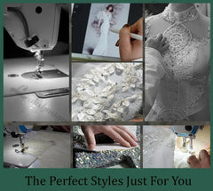 Sexy A-Line Backless Wedding Dress Customized Lace Applique Beaded Off White Tulle Wedding Gowns Trouwjurk Long Bridal Dress