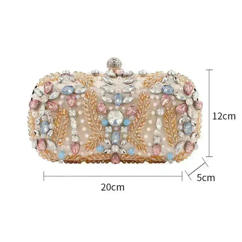 Luxury Rhinestone Clutch Bag - Wedding & Party Purse | Femstylo - Femstylo