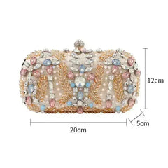 Luxury Rhinestone Clutch Bag - Wedding & Party Purse | Femstylo - Femstylo