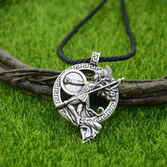 Nostalgia Greek Goddess Roman Mythology Warrior Goddess Minerva Athena Pendant Gothic Necklace For Women Jewelry Accessories