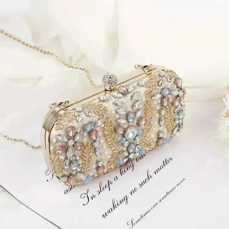 Luxury Rhinestone Clutch Bag - Wedding & Party Purse | Femstylo - Femstylo