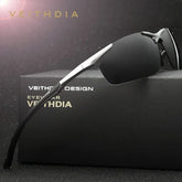 VEITHDIA Brand Designer Men's Sunglasses Aluminum Magnesium Polarized UV400 Sun Glasses Cycling Sports Male Outdoor Eyewear 6592