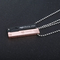 Pair Of Lovers Fashion Puzzle Anatomical Heart Necklaces Pendants Stainless Steel Chain Couple Collares Women Valentine Day Gift