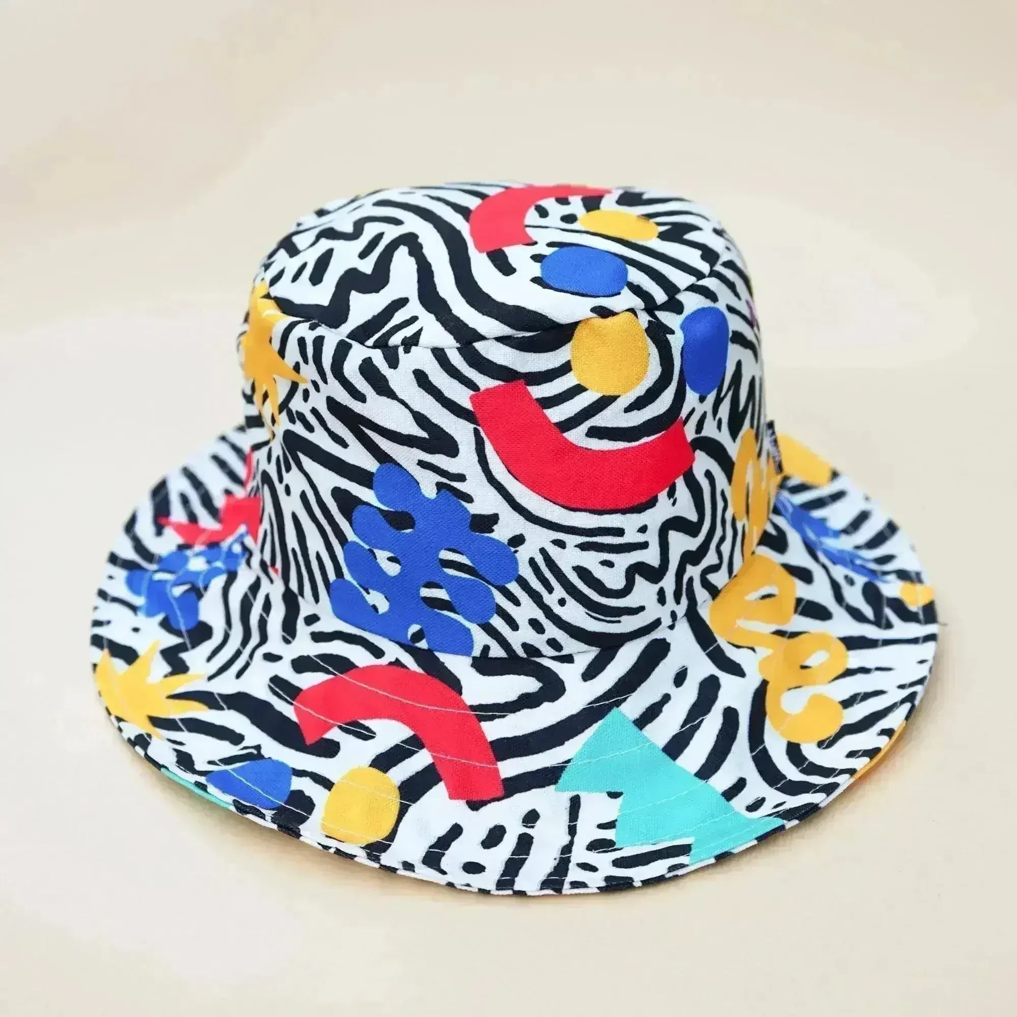 Multicolour Wide Bucket Hat - Femstylo