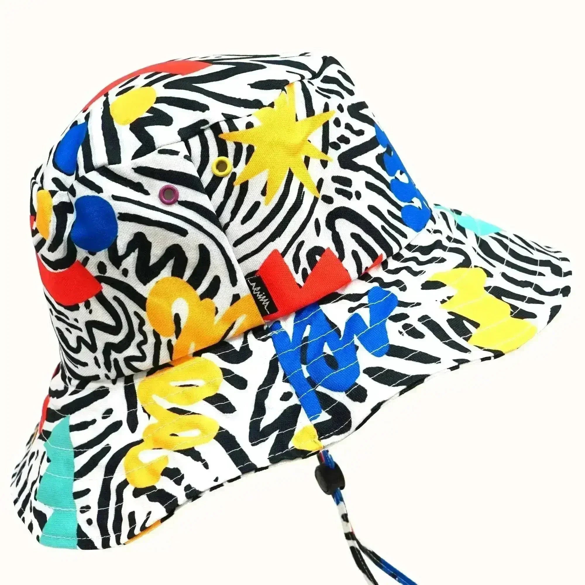 Multicolour Wide Bucket Hat - Femstylo