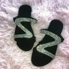 2021 Bling Bling Slides Women's Slippers for Summer Beach - Femstylo