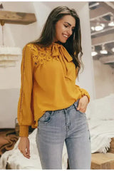 Embroidery Long Sleeve Summer Spring Hollow Out | Femstylo - Femstylo