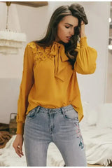 Embroidery Long Sleeve Summer Spring Hollow Out | Femstylo - Femstylo