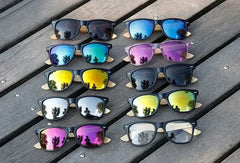 Ralferty Retro Wood Sunglasses Men Bamboo Sunglass Women Brand Sport Goggle Mirror UV400 Sun Glasses Male Shades lunette oculos