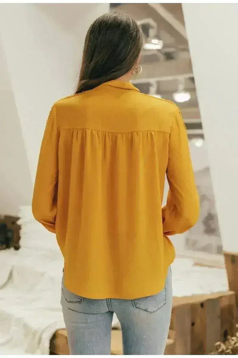 Embroidery Long Sleeve Summer Spring Hollow Out | Femstylo - Femstylo