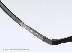 VEITHDIA Brand Designer Men's Sunglasses Aluminum Magnesium Polarized UV400 Sun Glasses Cycling Sports Male Outdoor Eyewear 6592
