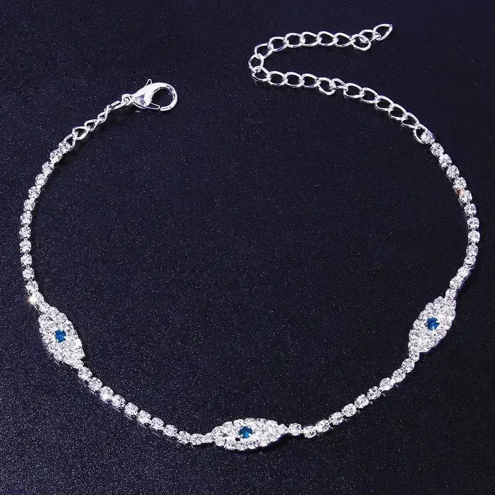 Vintage Bule Evil Eye Anklet Bracelet Beach Women Anklet | Femstylo - Femstylo