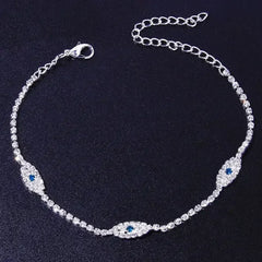 Vintage Bule Evil Eye Anklet Bracelet Beach Women Anklet | Femstylo - Femstylo