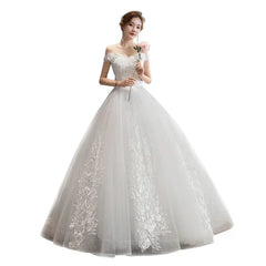 Wedding Dress 2024 New Sexy V-neck Ball Gown Princess Vintage Wedding Dresse Luxury Lace Wedding Gowns Plus Size Customized