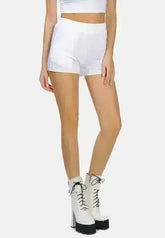 High Kicks Solid Cotton Shorts - Femstylo