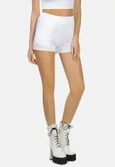 High Kicks Solid Cotton Shorts - Femstylo