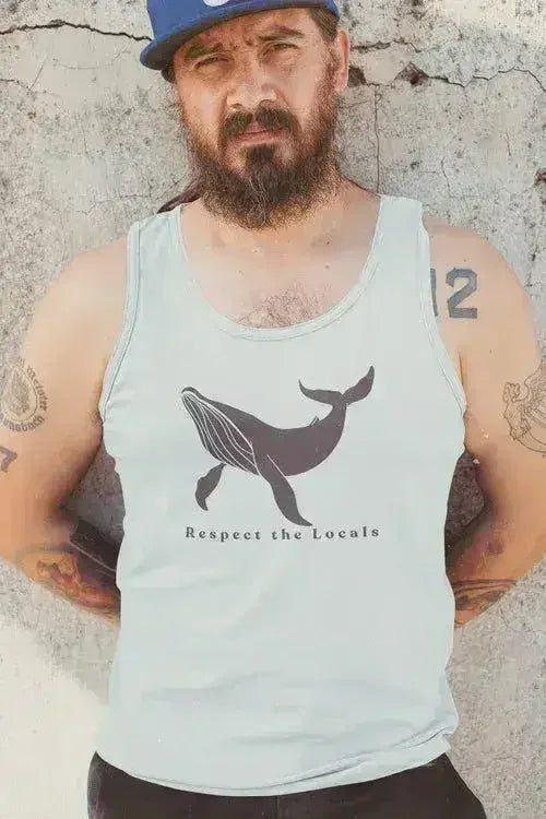 Respect the Locals - Unisex Organic Tank - Femstylo