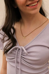 Custom Birthstone Charm Necklace - Femstylo