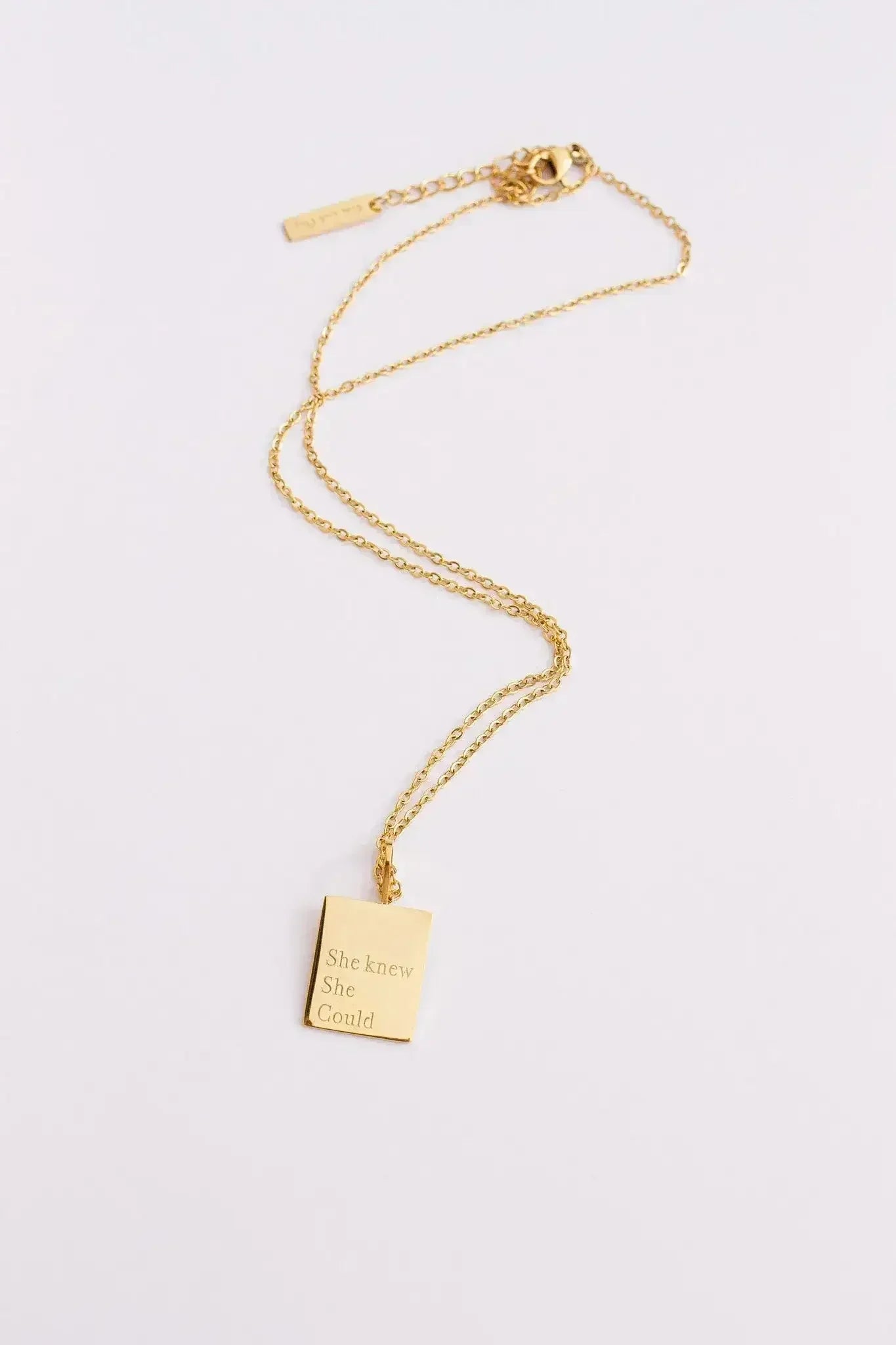 "She Knew She Could" Necklace - Femstylo