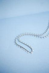 Sabrina Necklace in Rhodium Filled - Femstylo