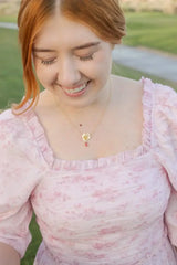 Rosa Necklace in Gold - Femstylo