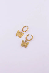 Butterfly Huggie Hoop - Femstylo