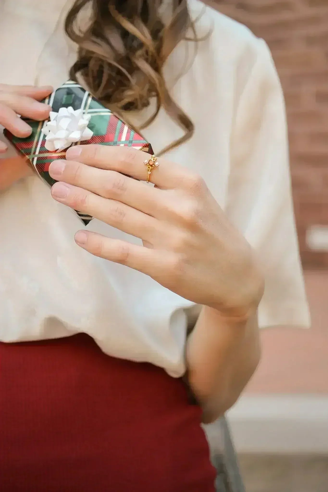 Carole Ring in Brick Topaz - Femstylo