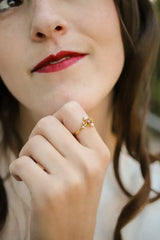 Carole Ring in Brick Topaz - Femstylo