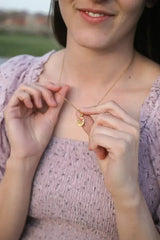 Irene Necklace in Red and Gold - Femstylo