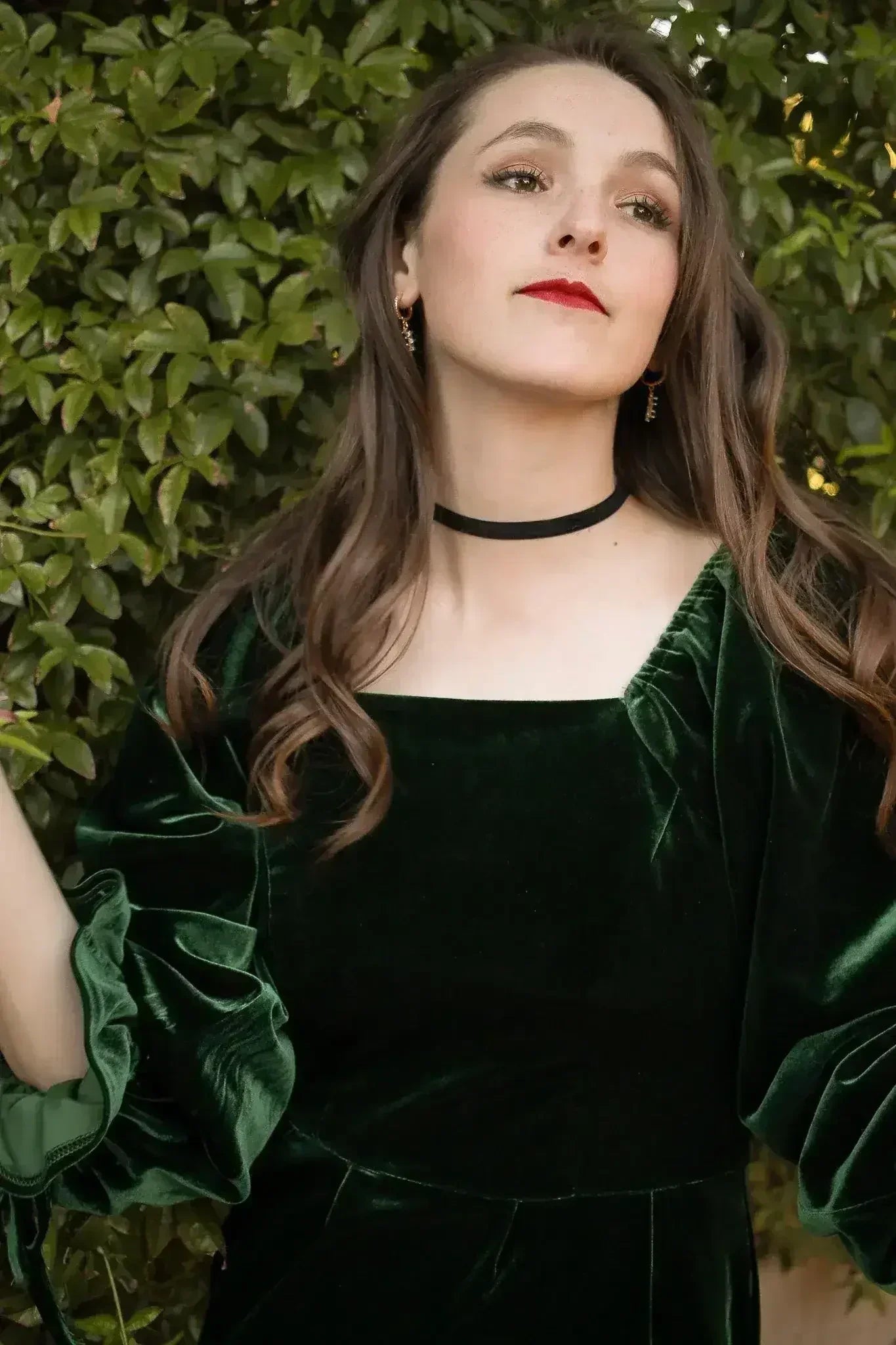 Clarisse Ribbon Choker in Black Velvet - Femstylo