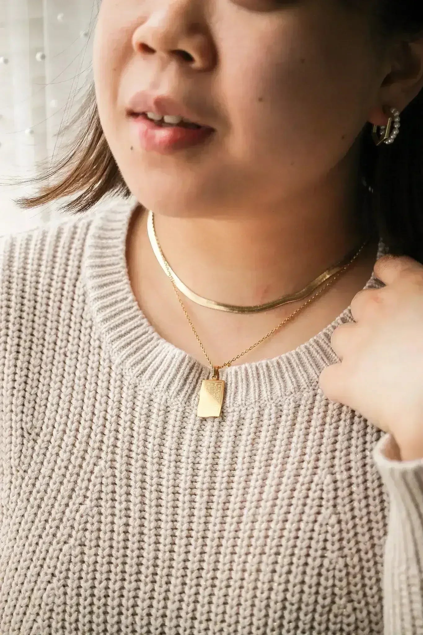 Hestia Necklace - 18k Gold Filled - Femstylo