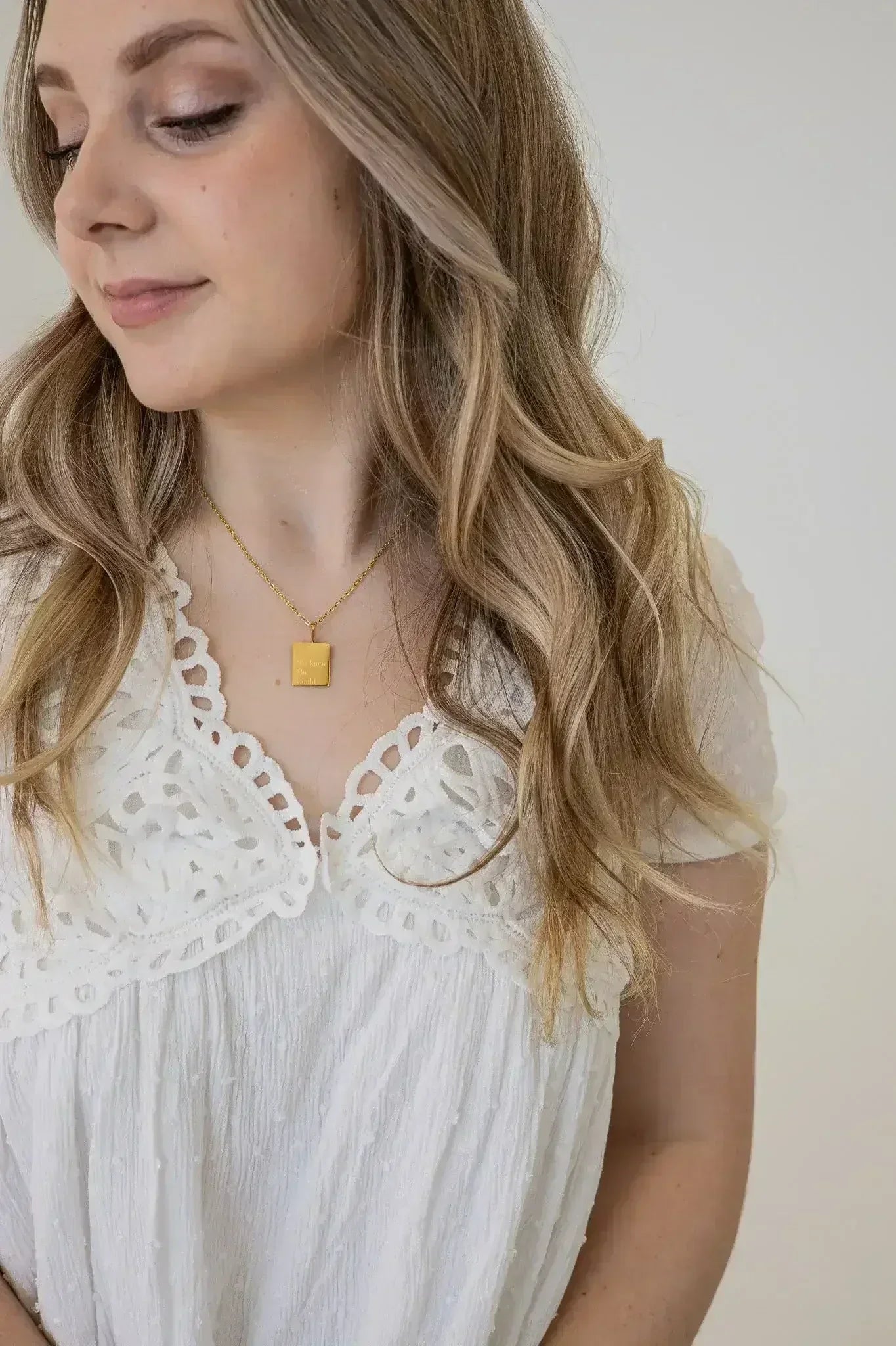 "She Knew She Could" Necklace - Femstylo