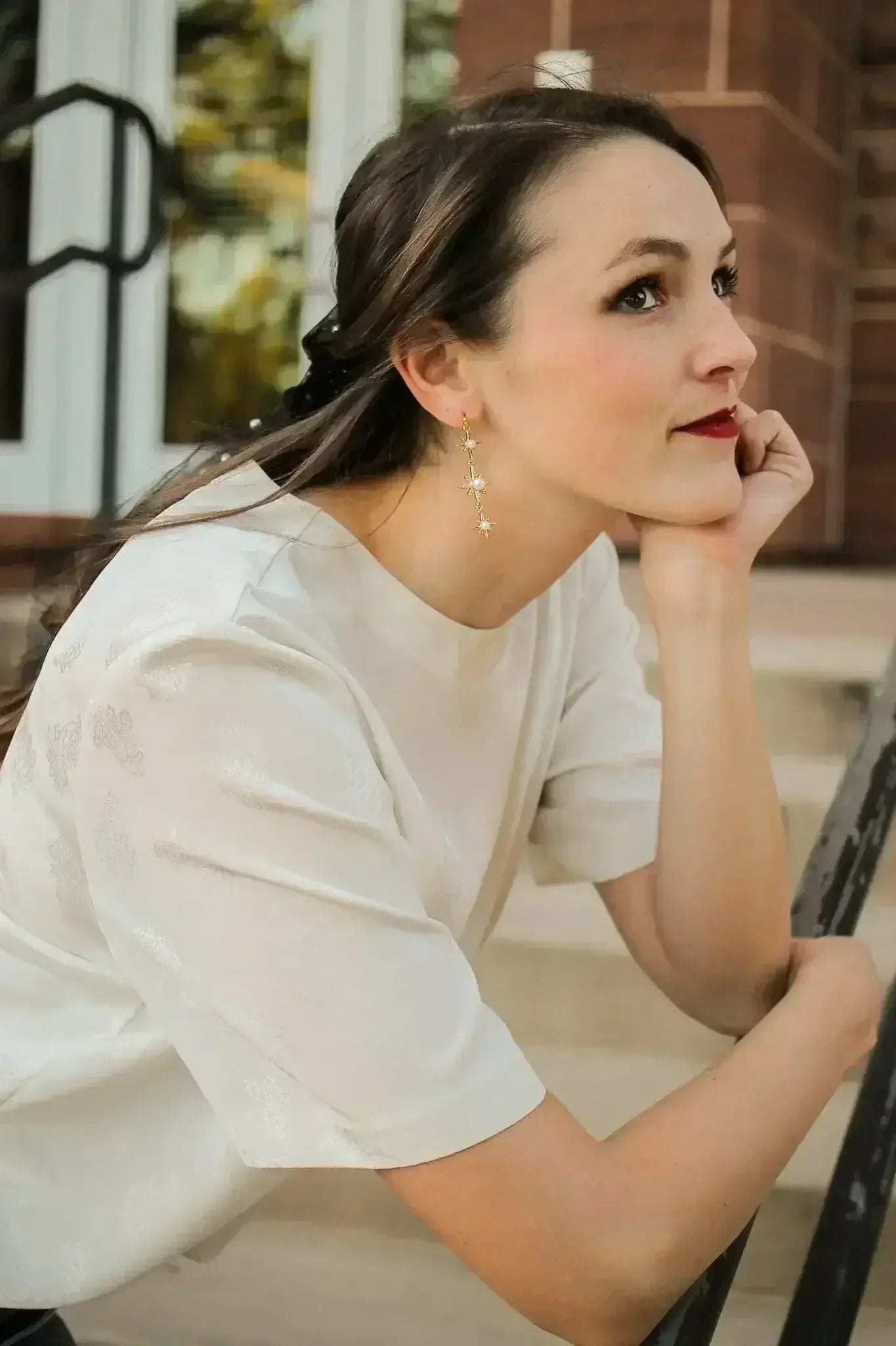 Starry Night Dangle in Gold - Femstylo