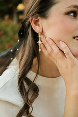 Starry Night Dangle in Gold - Femstylo