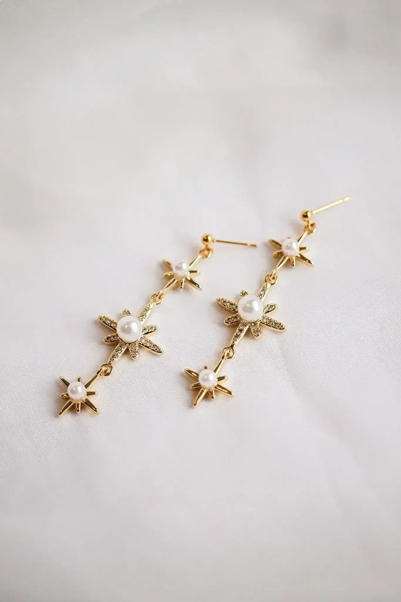 Starry Night Dangle in Gold - Femstylo