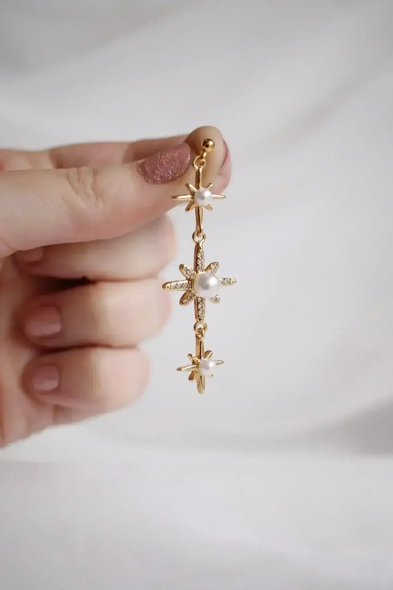 Starry Night Dangle in Gold - Femstylo