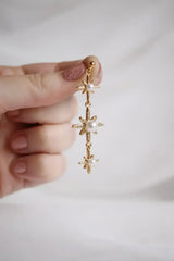 Starry Night Dangle in Gold - Femstylo