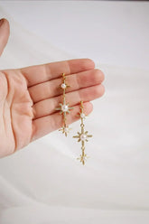 Starry Night Dangle in Gold - Femstylo
