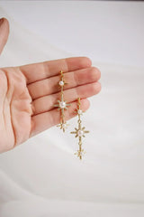 Starry Night Dangle in Gold - Femstylo
